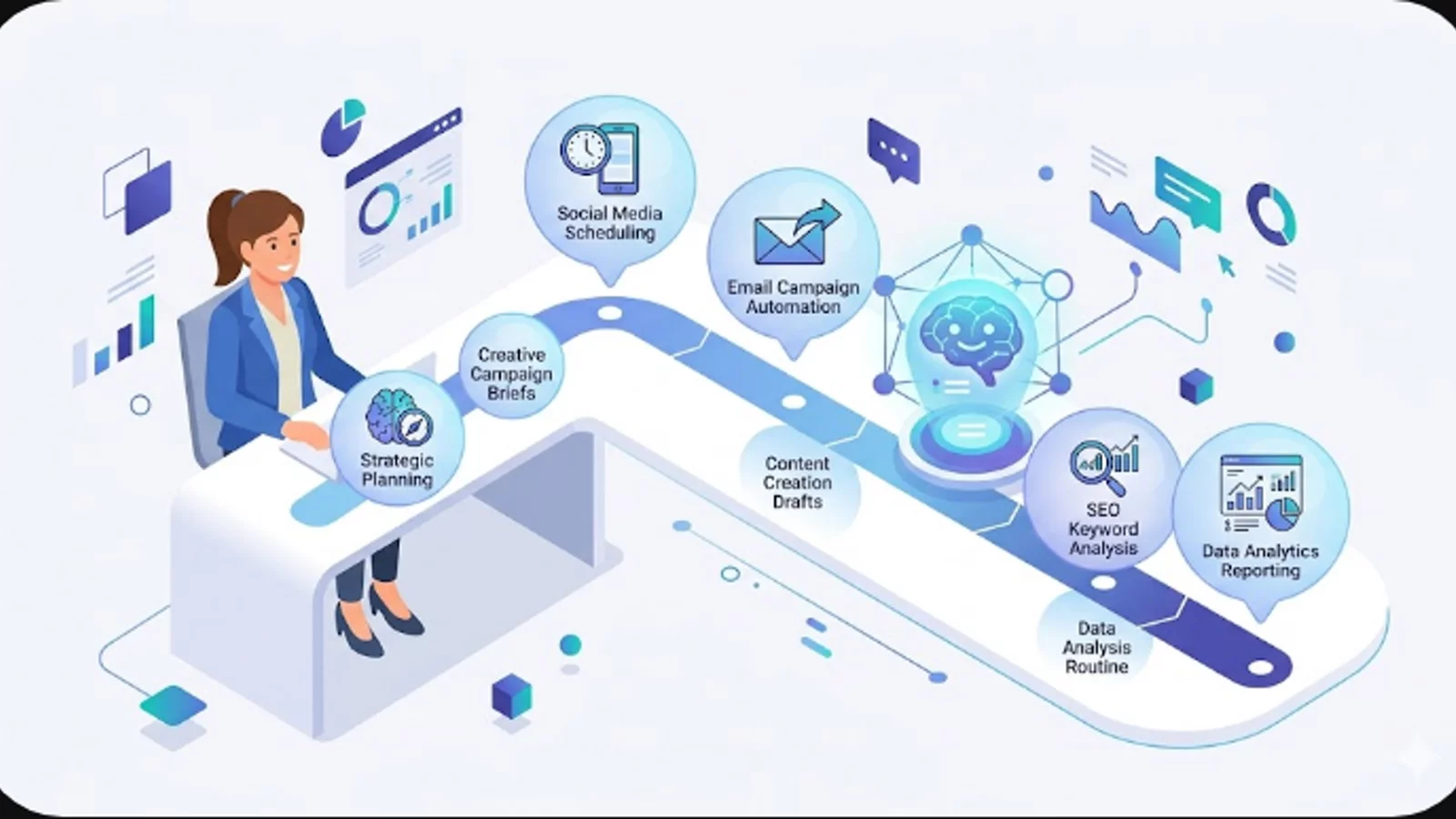 AI закрывает 80% маркетинговой рутины одного человека